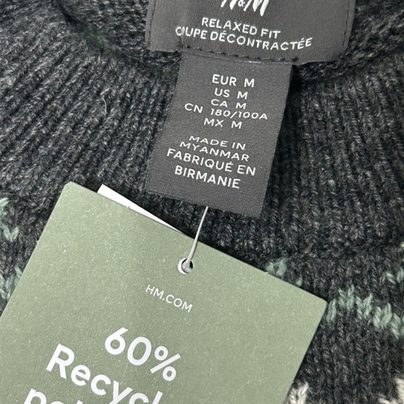 Teal Knit Sweater (H&M) - Picture 3 of 3